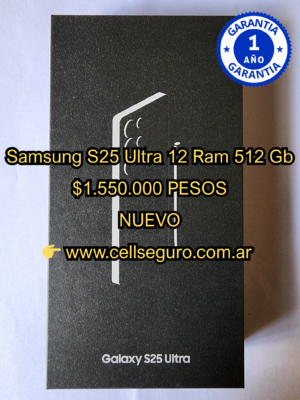 Samsung S 25 Ultra 12 Ram 512 Gb