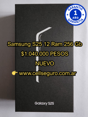 Samsung S 25 12 Ram 256 Gb