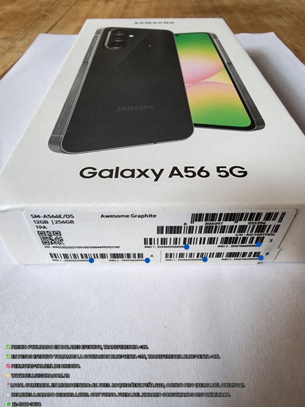 Samsung A 56 5G 256 Gb 12 Gb Ram Dual Sim Fisica - Image 5