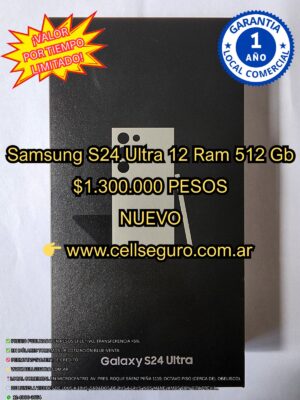 Samsung S 24 Ultra, 12 Ram 512 GB