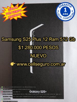 Samsung S 25 Plus 12 Ram 512 Gb